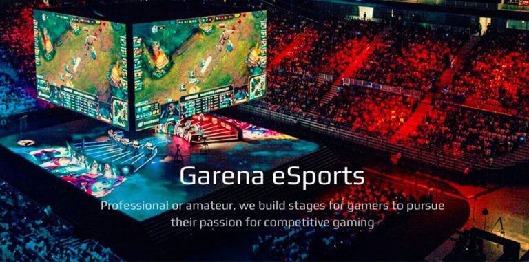 Screenshot from Garena website. 
