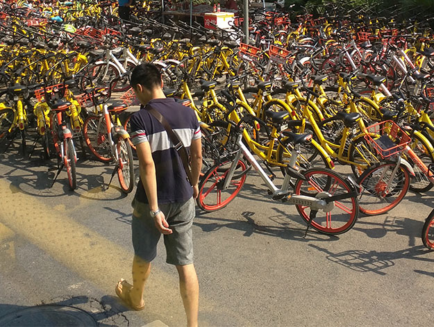 50% of dockless bikes in Beijing are left idle