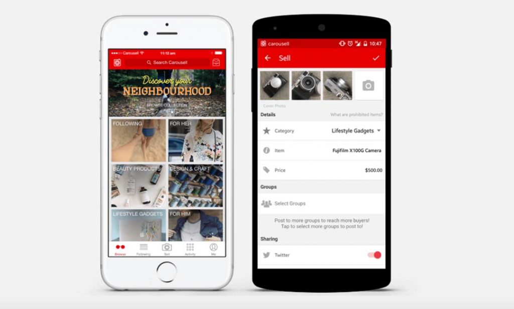 Screenshot from Carousell. 