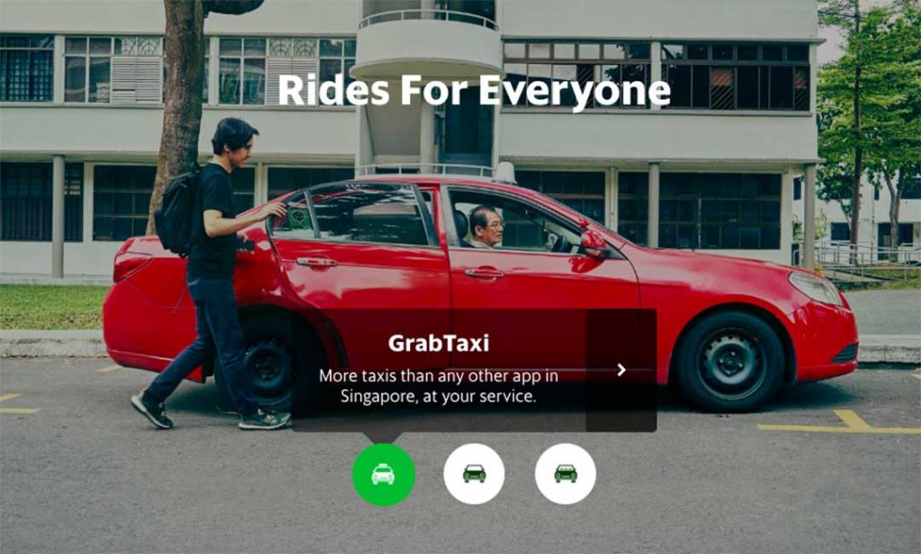 Screenshot from Grab. 