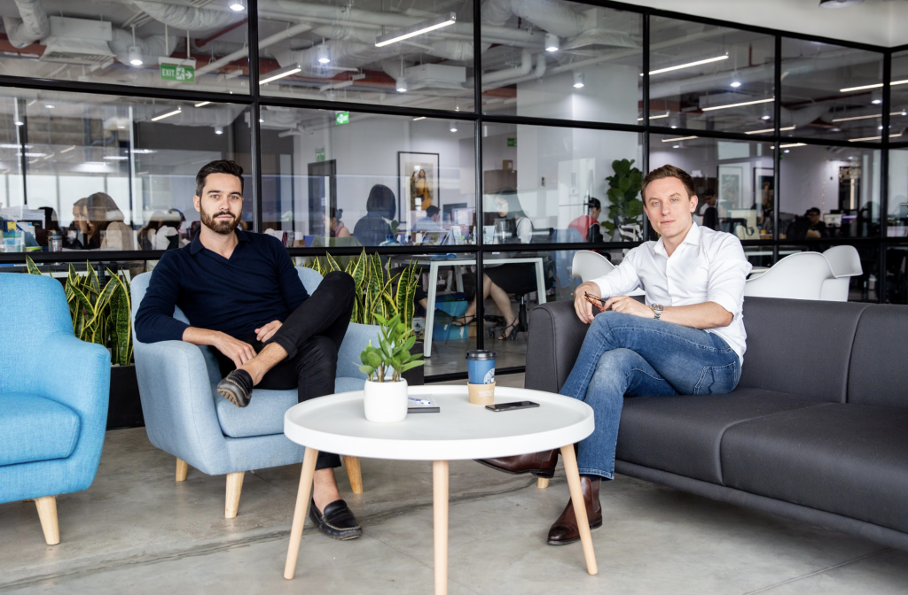 Leflair co-founders Loic Gautier and Pierre-Antoine Brun
