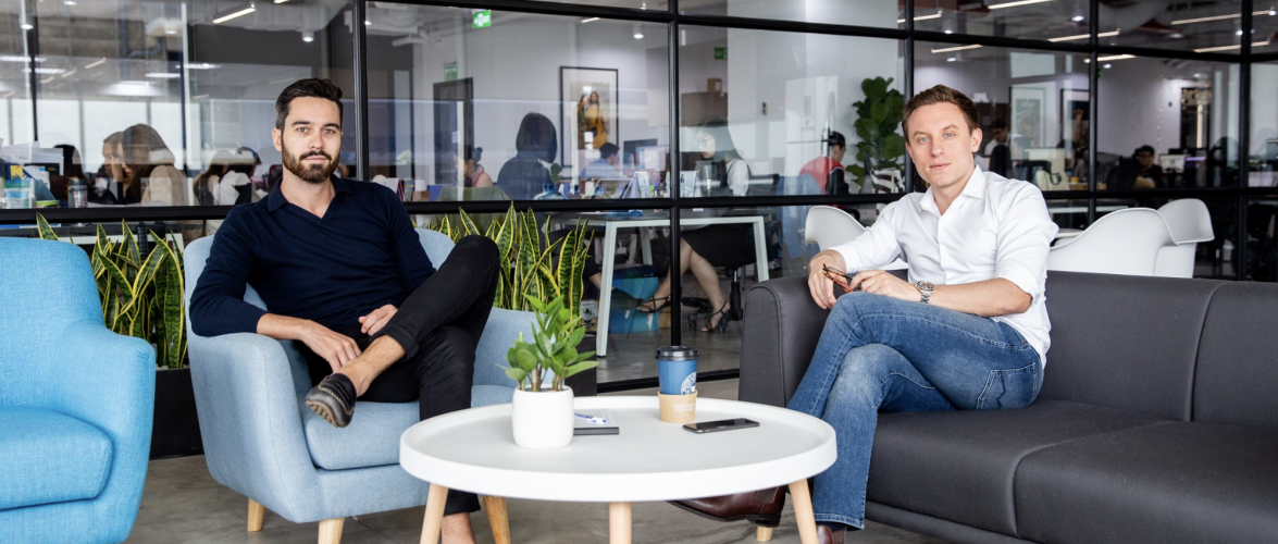Leflair co-founders Loic Gautier and Pierre-Antoine Brun