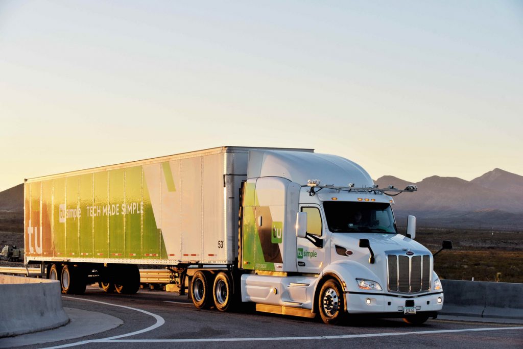 Chinese self-driving trucks will haul mail for the United States Postal Service