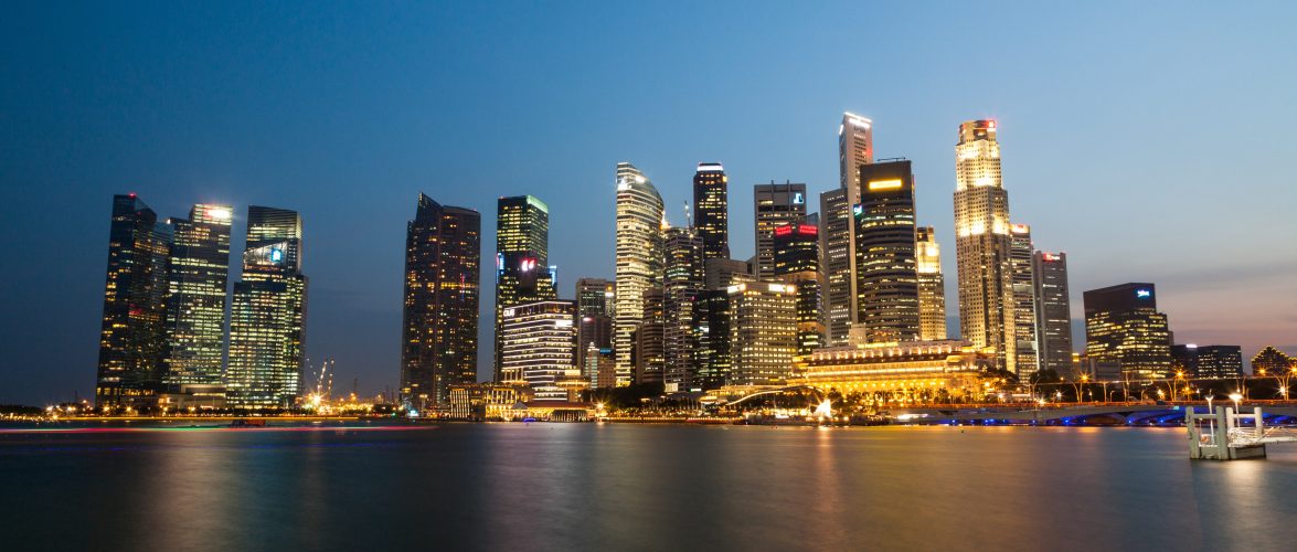 Singapore skyline by Bowen Chin.