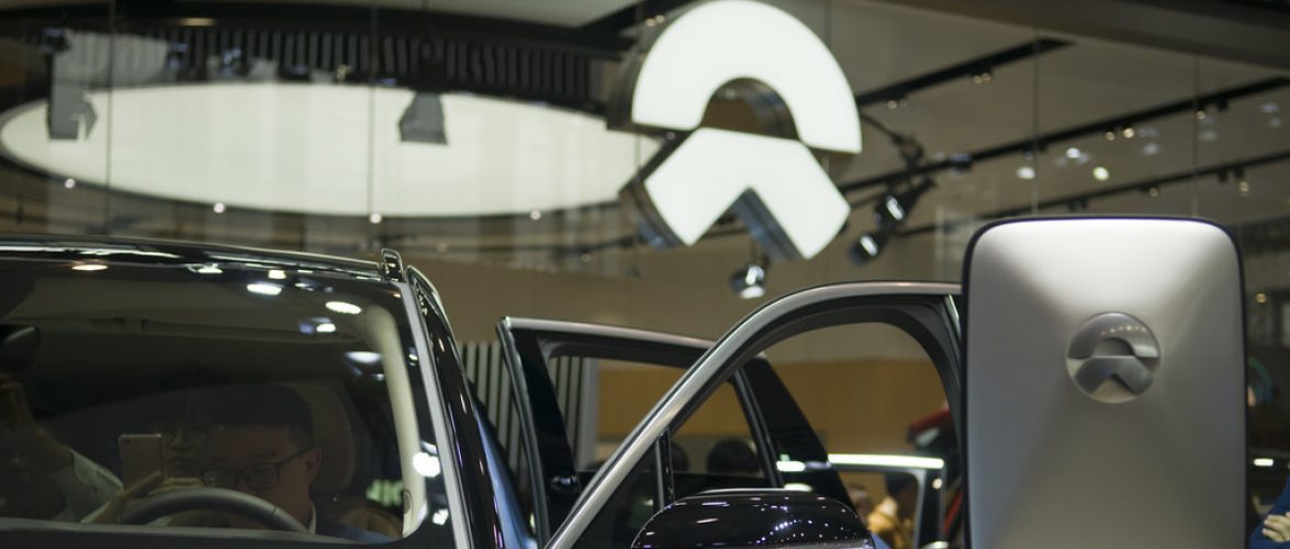 A Nio car caught fire while being repaired in China