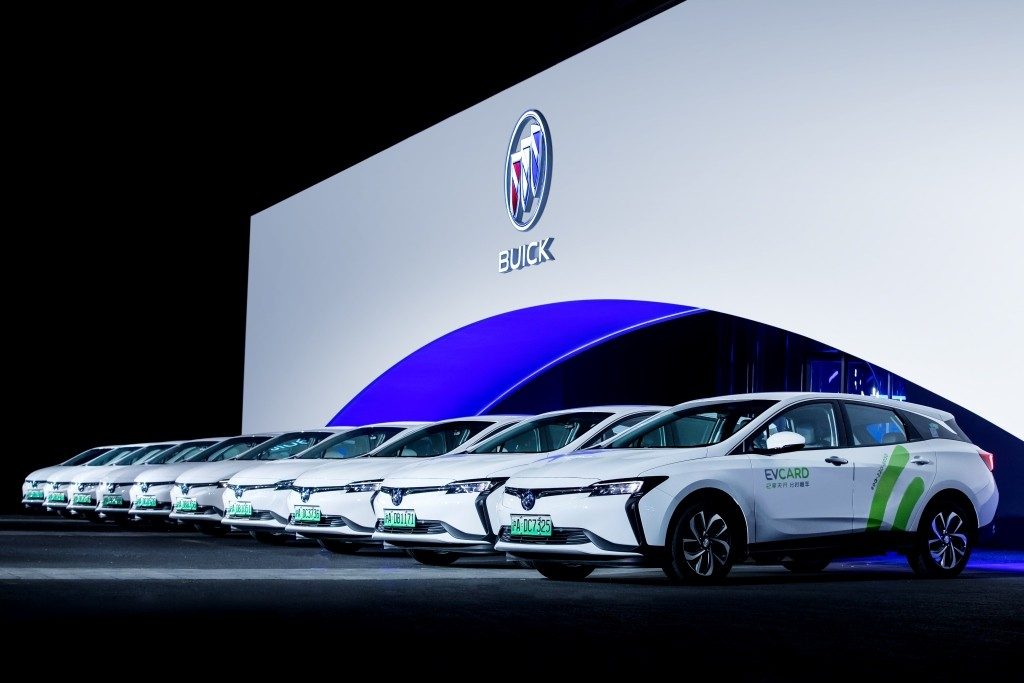 Buick unveils first EV in China, partners with EvCARD for car-sharing