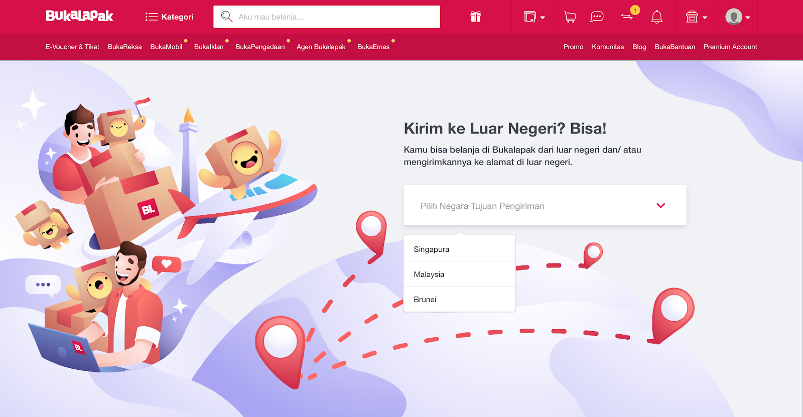 Indonesia’s Bukalapak takes its e-commerce services overseas through new BukaGlobal feature