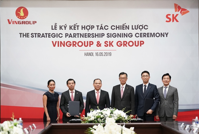 South Korean SK Group injects USD 1 billion into Vietnamese conglomerate Vingroup