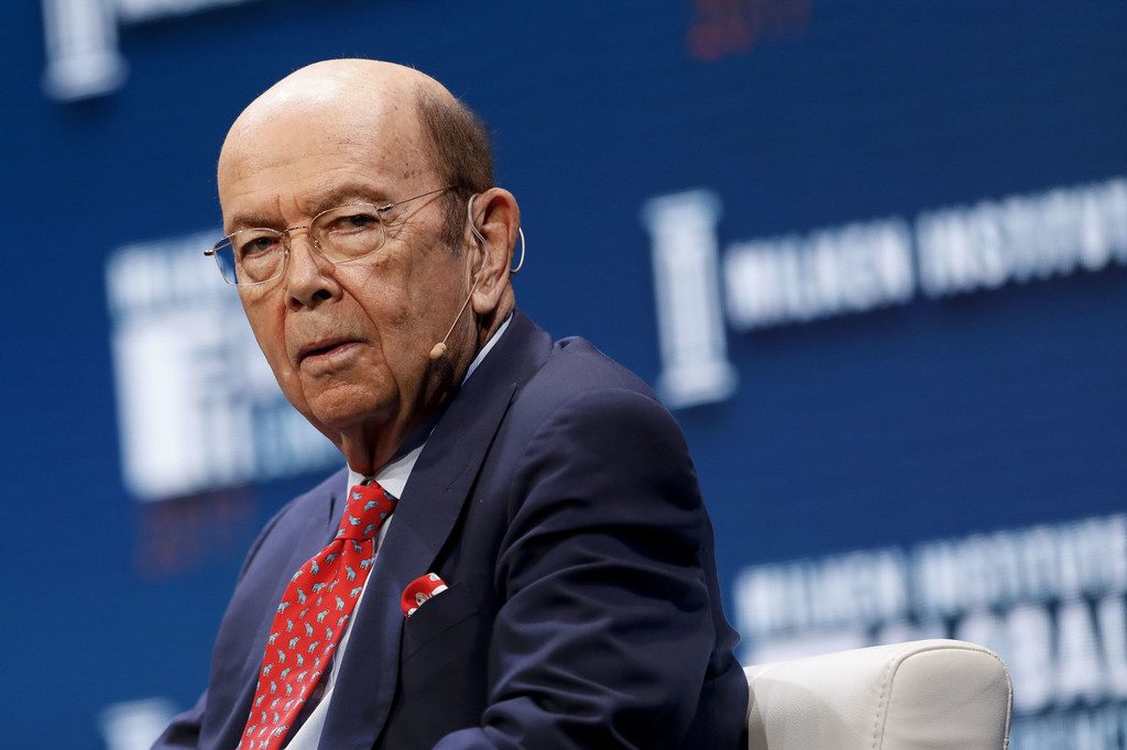May 1, 2017 - Beverly Hills, CA, U.S. - Wilbur Ross, U.S. secretary of commerce, speaks during the Milken Institute Global Conference in Beverly Hills, California, U.S., on Monday, May 1, 2017. © 2017 Patrick T. Fallon
