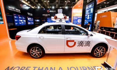 Didi's self-driving car based on a BYD model.