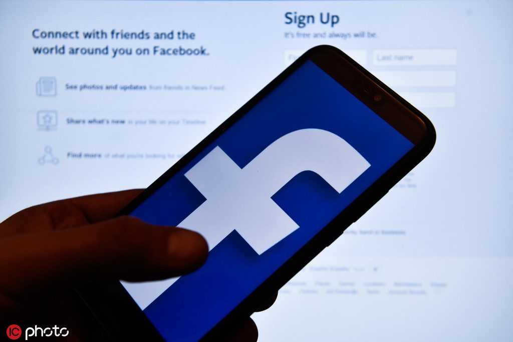 May 13, 2019 - Poland - In this photo illustration a Facebook logo seen displayed on a smartphone. (Credit Image: © Omar Marques/SOPA Images via ZUMA Wire