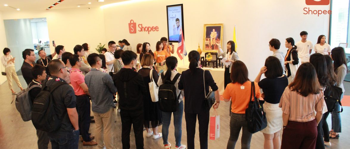 Chinese exporters visit Shopee's office in Thailand. Courtesy of Shopee.