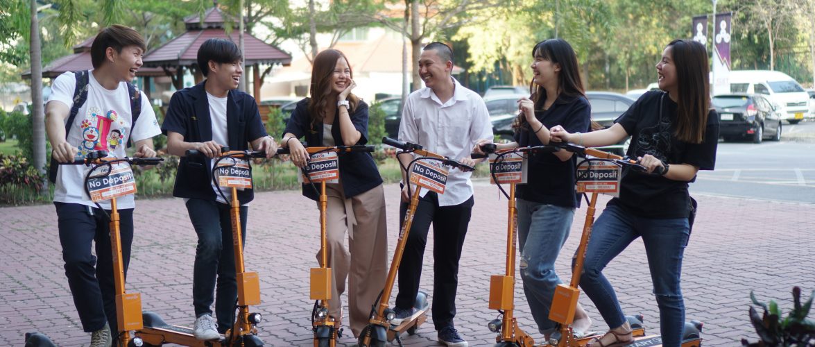 Neuron Mobility's launch in Thailand. Photo provided by company. 