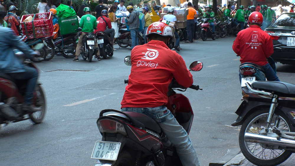 Go-Viet drivers in Ho Chi Minh City protest over new reward scheme