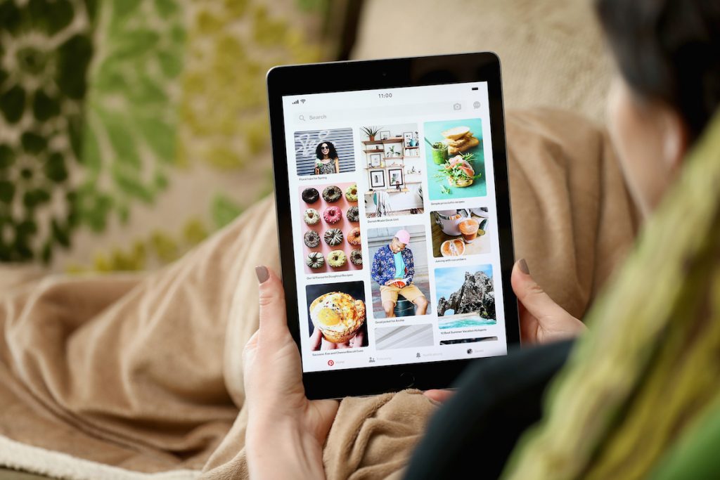 Pinterest Is A Visual Discovery Engine For Ideas Like Dinner Recipes, Home And Style Inspiration, And More on January 18, 2019 in Newport Beach, California.