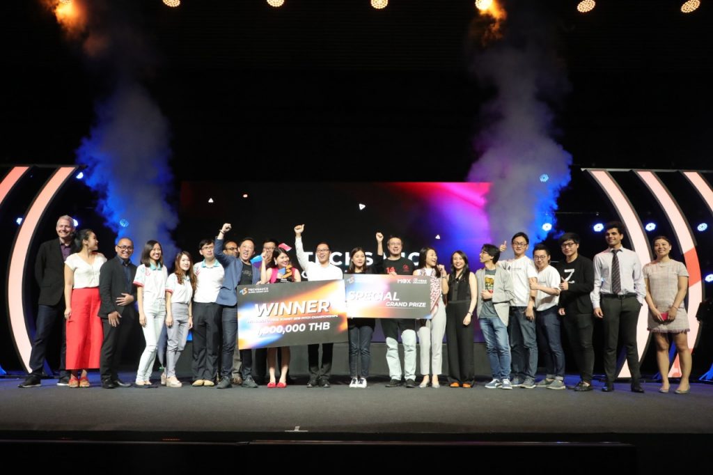 Medlink team from Vietnam was recently crowned the best startup at Techsauce Global Summit 2019 in Bangkok, Thailand. Photo provided by company. 
