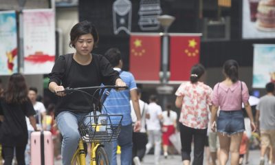 An SCMP reporter uses mobile payment to use a bike sharing service in Shenzhen, China. Photo: SCMP