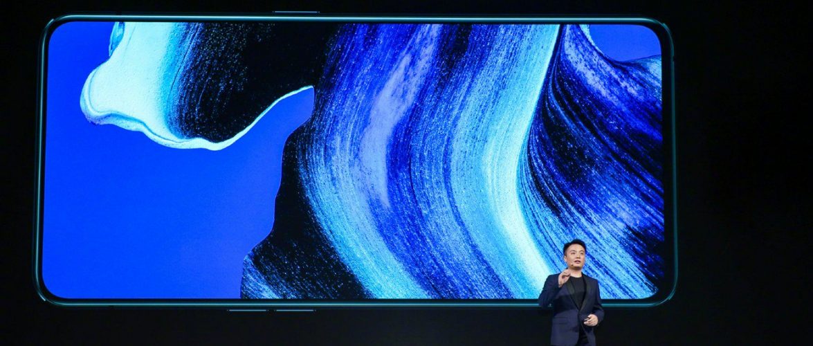 Brian Shen Yiren, vice president of Oppo, introduces the new Oppo Reno2 in Shanghai on Sep. 10, 2019. Photo: Handout via SCMP