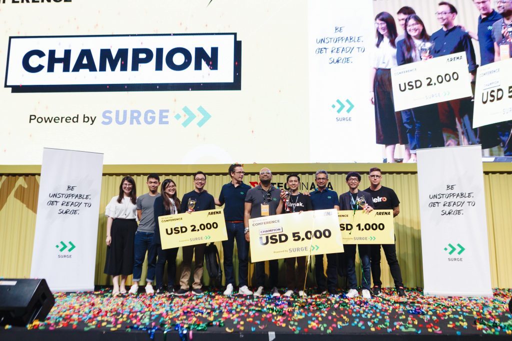 The Arena Pitch Battle in Tech In Asia Conference 2019: Early Stage