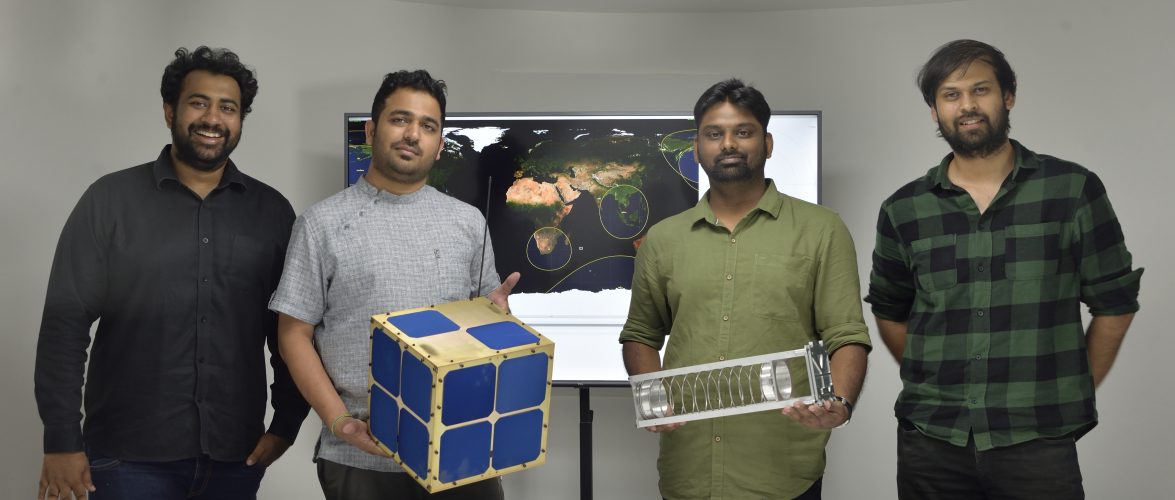 Left to Right: Chaitanya Dora, Sanjay Nekkanti, Abhay Egoor, and Krishna Teja