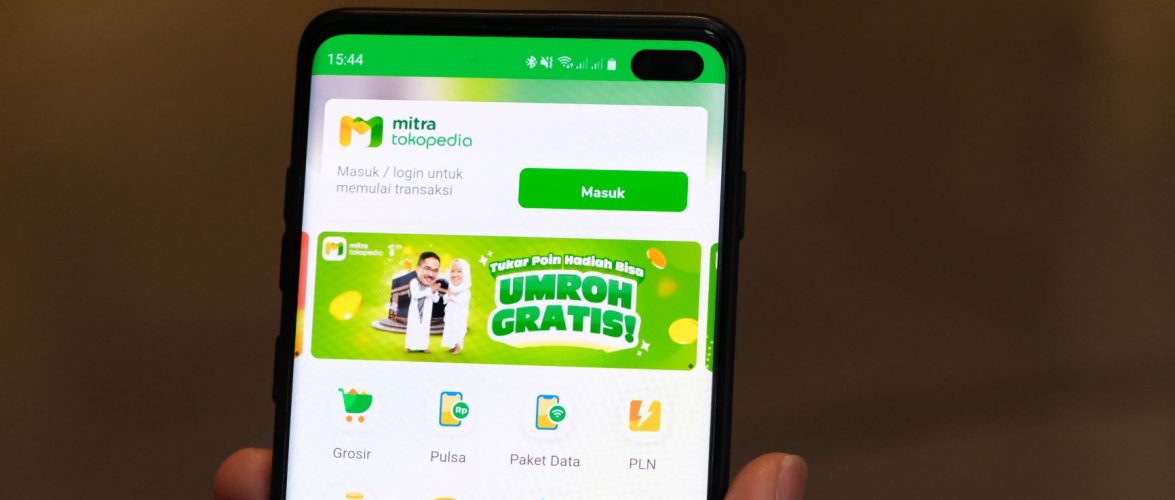Mitra Tokopedia app, photo courtesy of Tokopedia