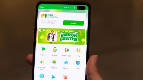 Mitra Tokopedia app, photo courtesy of Tokopedia