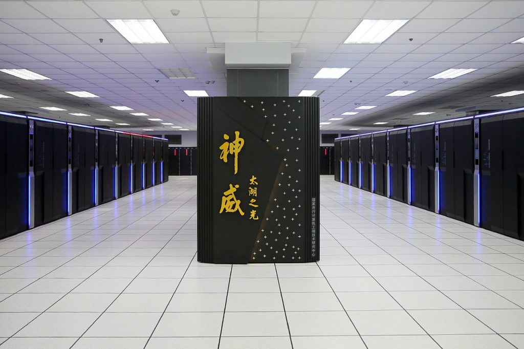 Supercomputer Sunway Taihu Light
Source: Tuchong.com