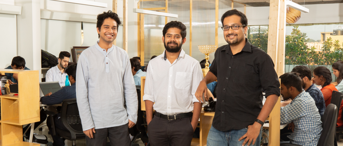 TapChief's co-founders: Shashank Murali, Binay Krishna, and Arjun Krishna