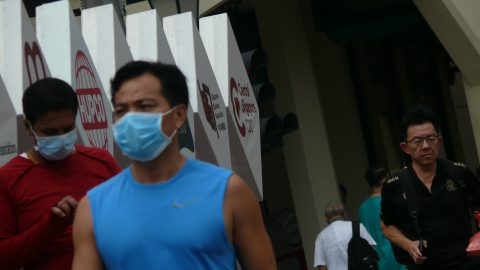 Singapore coronavirus masks. Source: Shutterstock.