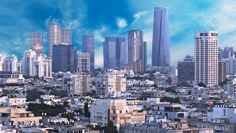 Israel Tel Aviv skyline. Source: Shutterstock.