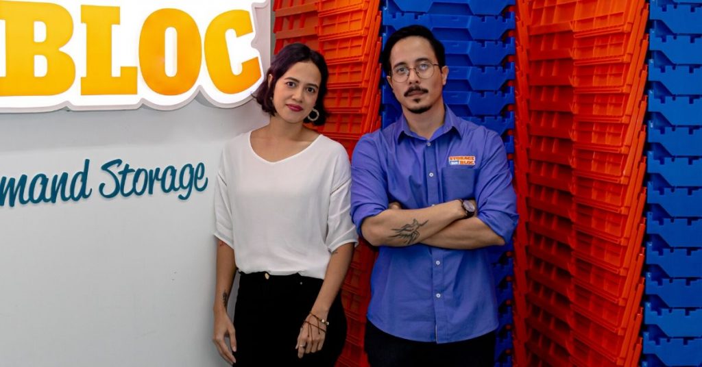 Jessica and David Buri of Storage Bloc. Courtesy of Storage Bloc via Vulcan Post.