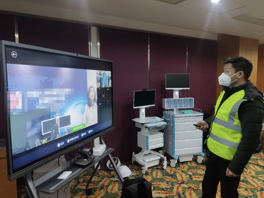 Huawei powers remote diagnosis platform in Wuhan’s newly built makeshift hospital