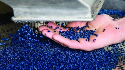UBQ Materials has developed a technology that takes household waste and converts it into a bio-based plastic substitute. Image courtesy UBQ Materials via NoCamels.