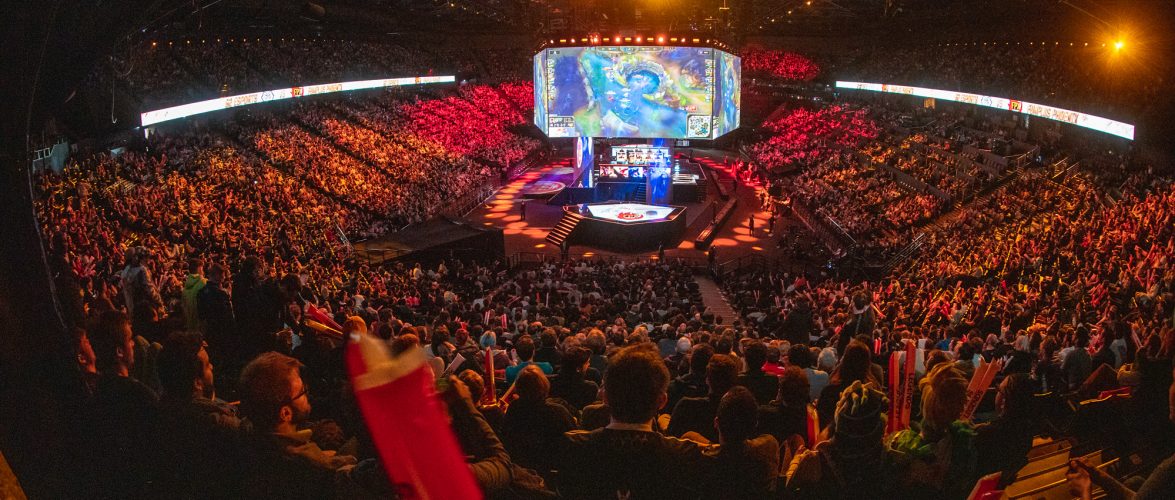 The 2019 League of Legends World Championship Finals at AccorHotels Arena on November 10, 2019 in Paris, France. Photo by Colin Young-Wolff. Courtesy of Riot Games.