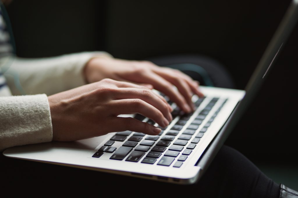 Work from home. Photo by Kaitlyn Baker on Unsplash