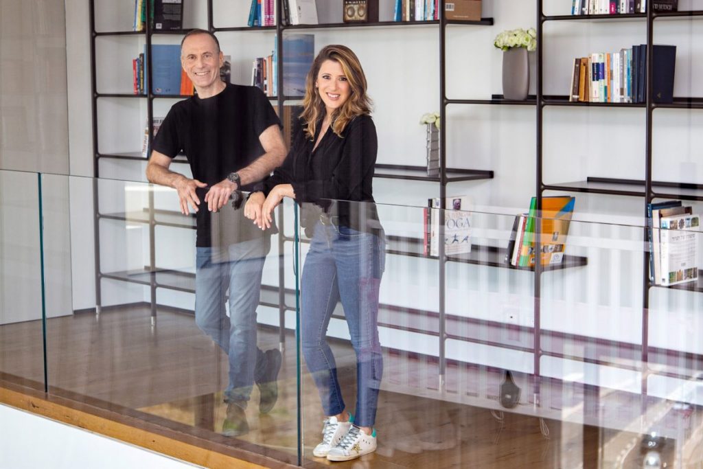 S Capital founding and managing partners Haim Sadger and Aya Peterburg. Photo by Sharon Levin via Vulcan Post.