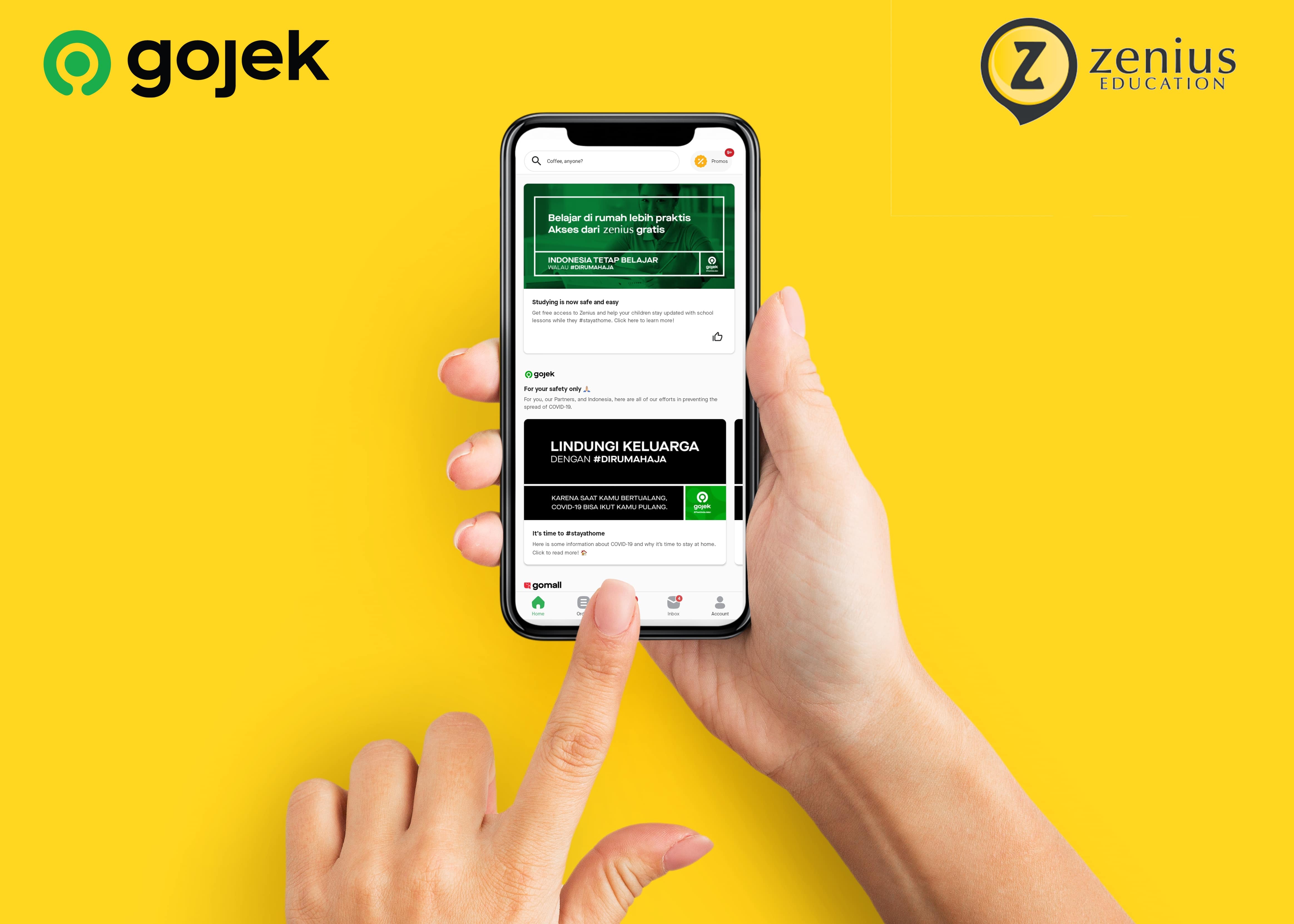 Zenius and Gojek partner to provide free learning materials for Indonesian students