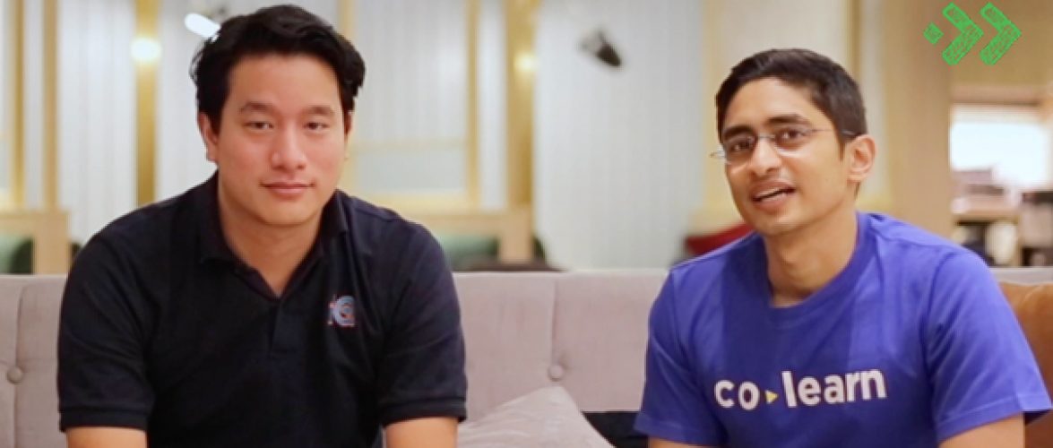 CoLear founders Marc Irawan (left) and Abhay Saboo (right). Picture courtesy of Surge.