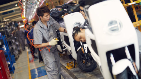 Niu e-scooters- Photo by Tuchong.com
