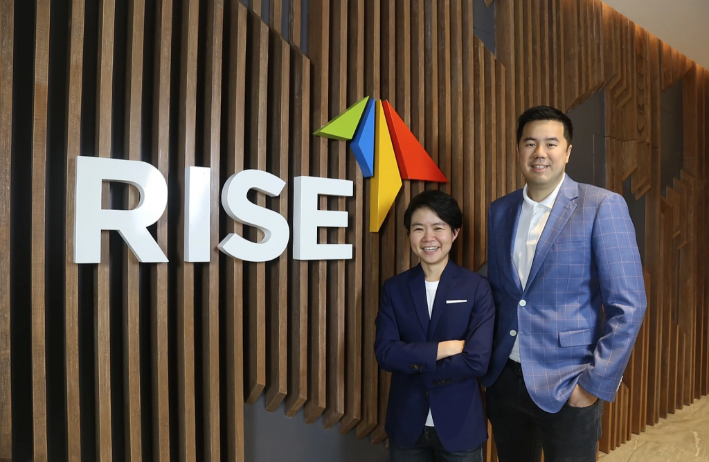 Rise's COO Jinn Issarachaikul (left) and CEO Kid Parchariyanon (right). Picturecourtesy of Rise.