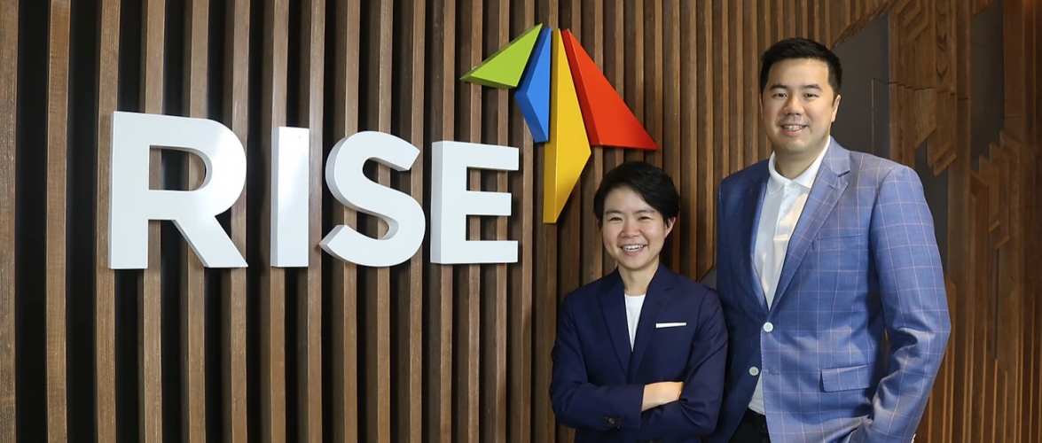 Rise's COO Jinn Issarachaikul (left) and CEO Kid Parchariyanon (right). Picturecourtesy of Rise.