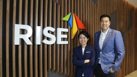Rise's COO Jinn Issarachaikul (left) and CEO Kid Parchariyanon (right). Picturecourtesy of Rise.