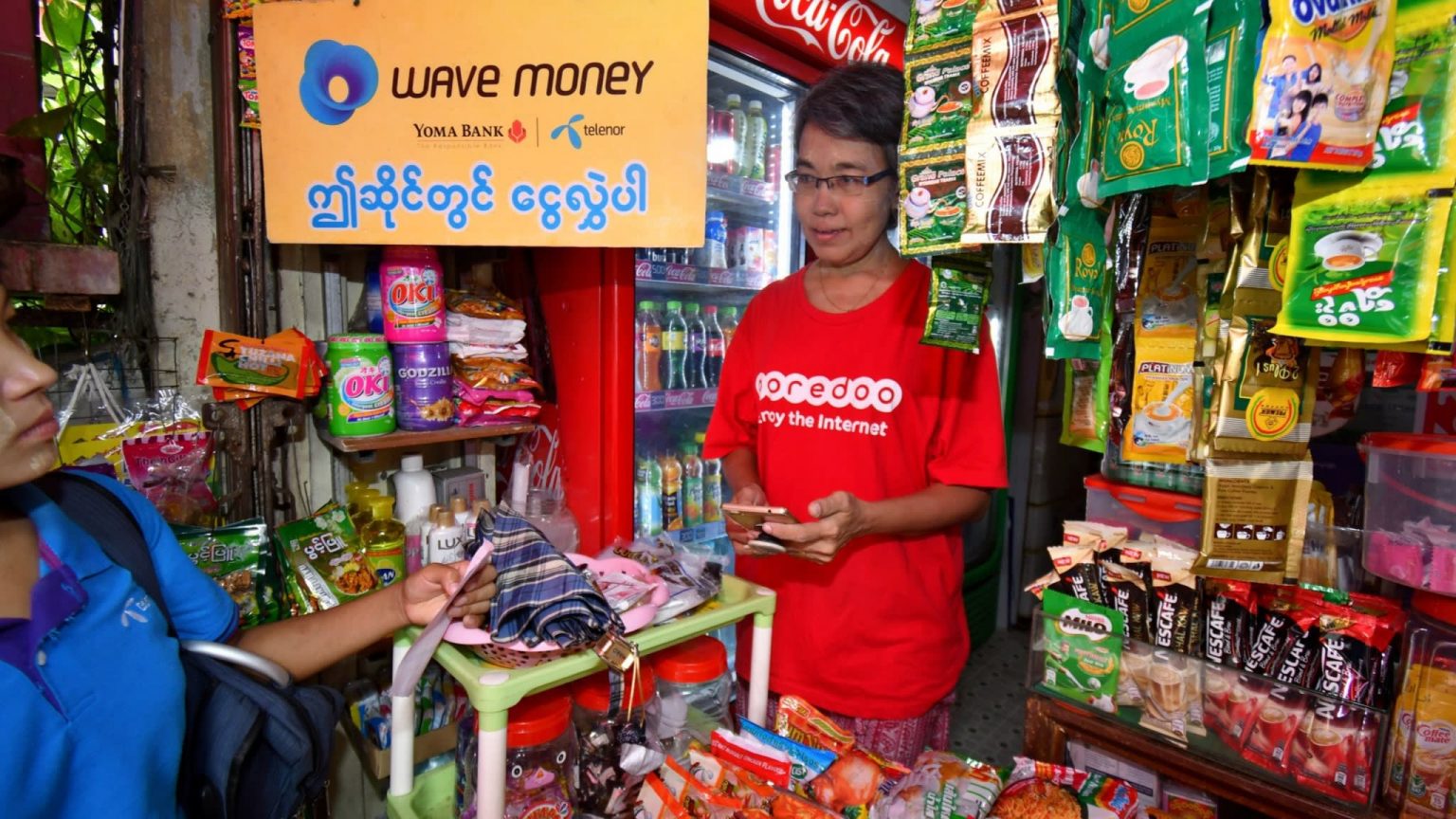 Wave Money will focus on an app started in 2018 for paying bills and making online purchases, tapping the expertise of Alipay. Photo by Yuichi Nitta for Nikkei Asian Review.