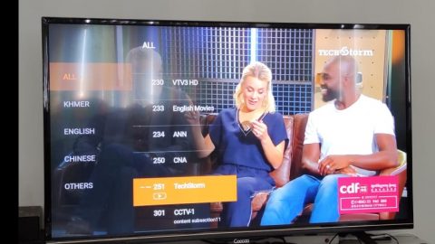 Singaporean media network TechStorm is now broadcasting in Cambodia