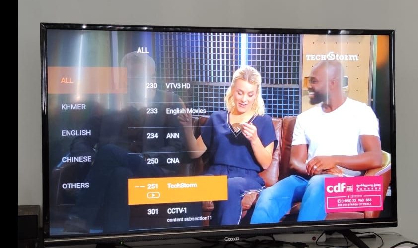 Singaporean media network TechStorm is now broadcasting in Cambodia