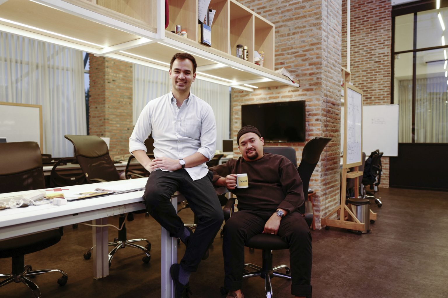 Fabelio co-founders Christian Sutardi (left) and Marshall Utoyo (right). Photo courtesy of Fabelio.