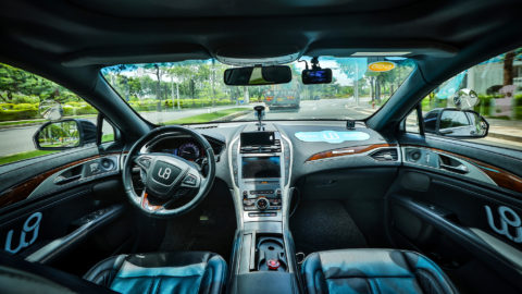 WeRide’s autonomous driving vehicles are now being tested without safety operators. Photo provided to KrASIA.