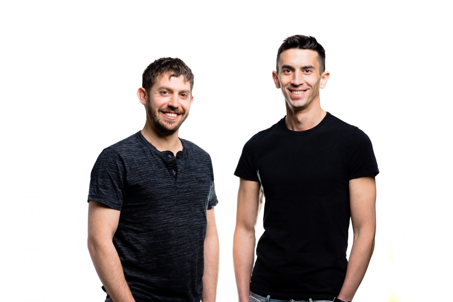 Curv founders Dan Yadlin (left) and Itay Malinger. Photo by Netanel Tobias. Courtesy of Curv via NoCamels.