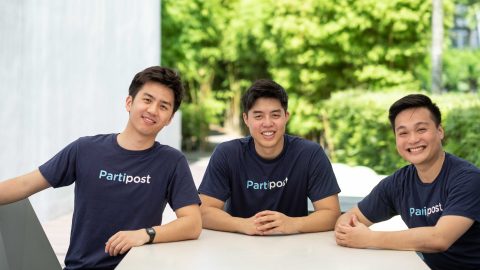 Partipost’s founding team: Tony Jen (left), Jonathan Eg (center), Benyamin Ramil (right). Photo courtesy of Partipost.