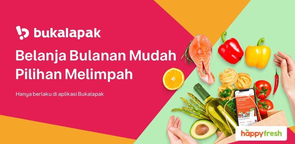 Bukalapak and HappyFresh partnership. Photo courtesy of Bukalapak.